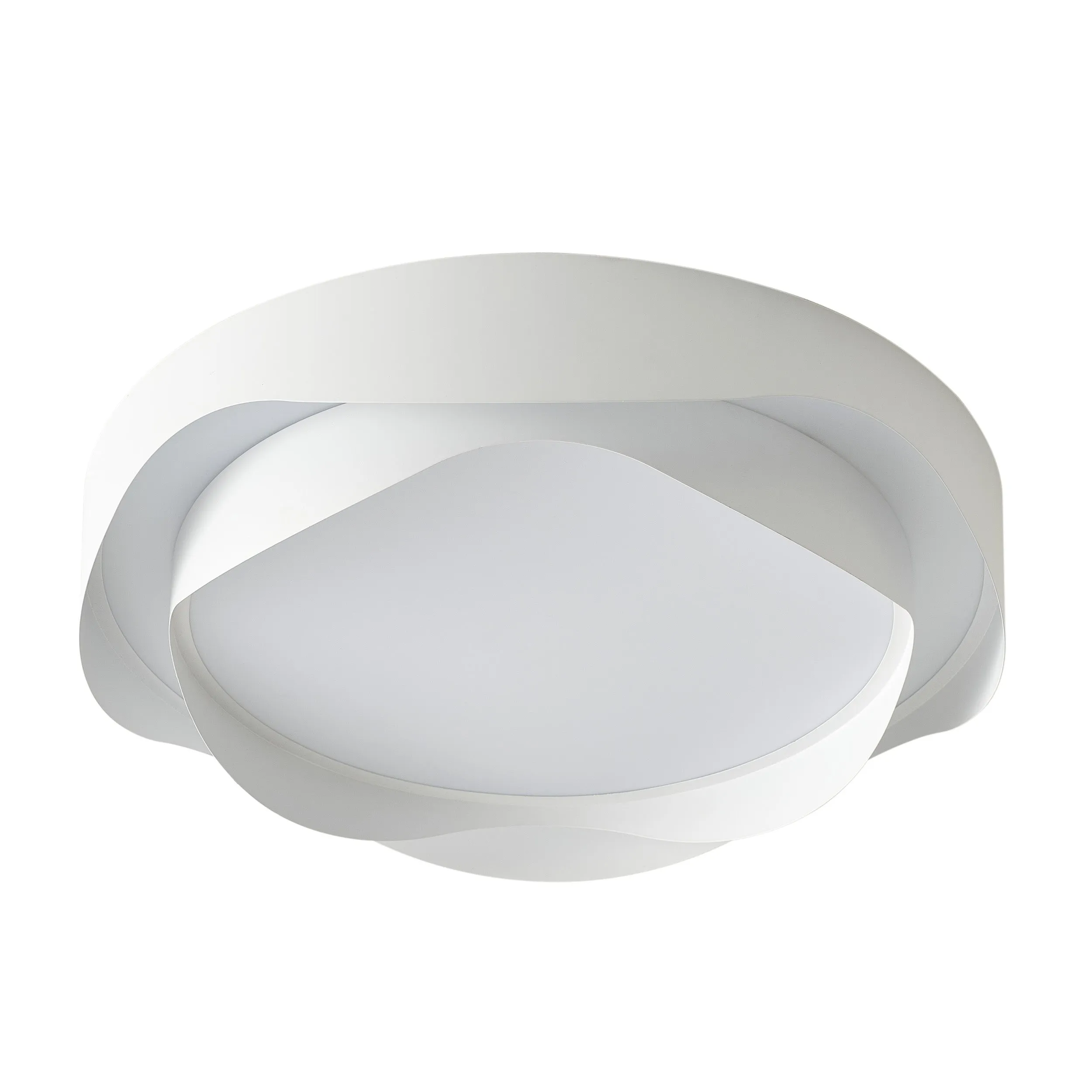 1-Light Dimmable Lotus Shape LED Flush Mount Lighting