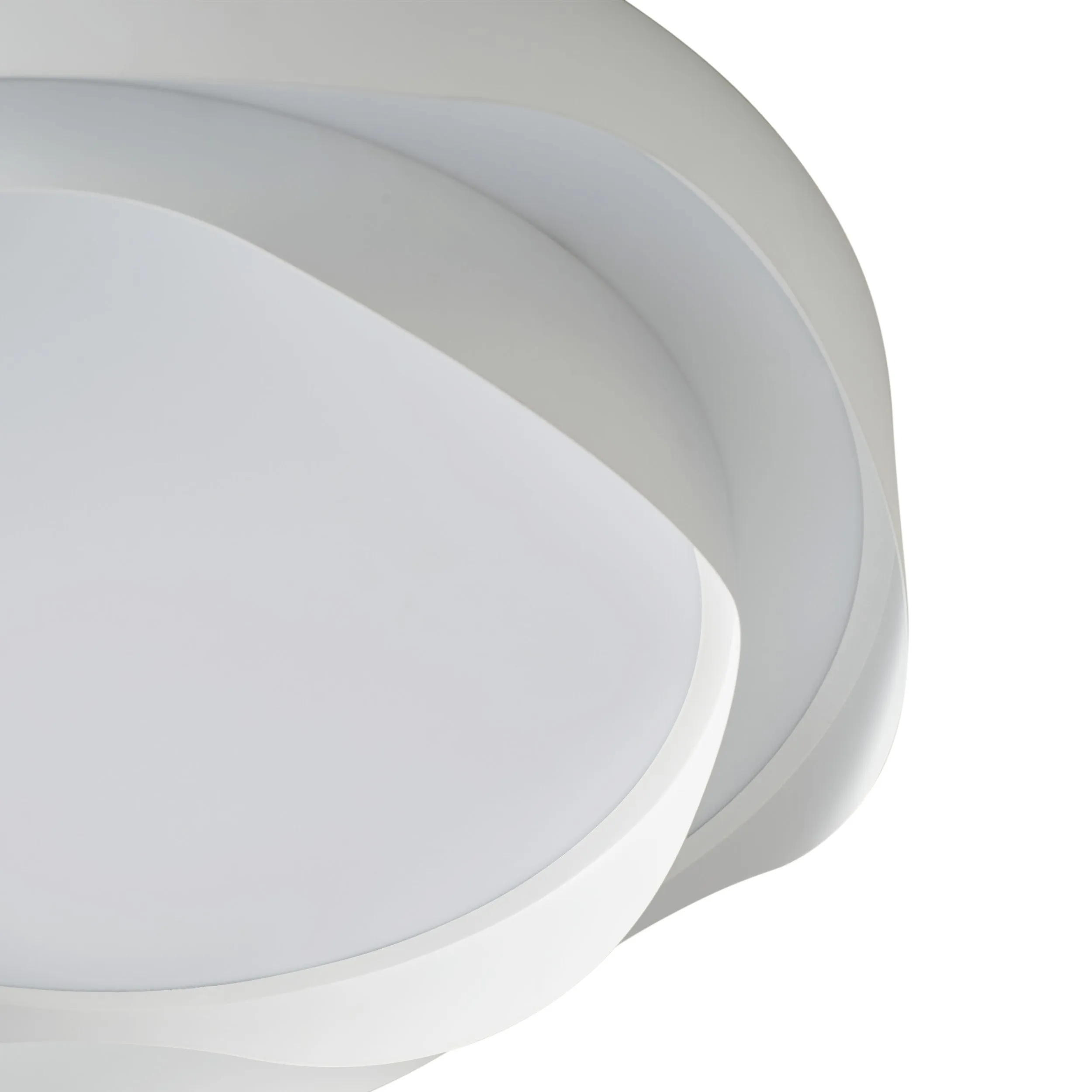 1-Light Dimmable Lotus Shape LED Flush Mount Lighting