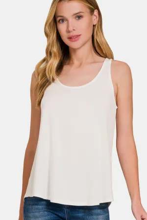 Amber Moon Basics: Flowy Hem Tank