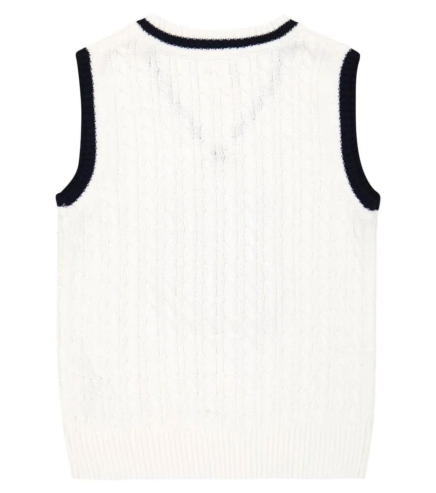 Ape Head BAPE Cotton Blend Vest, White