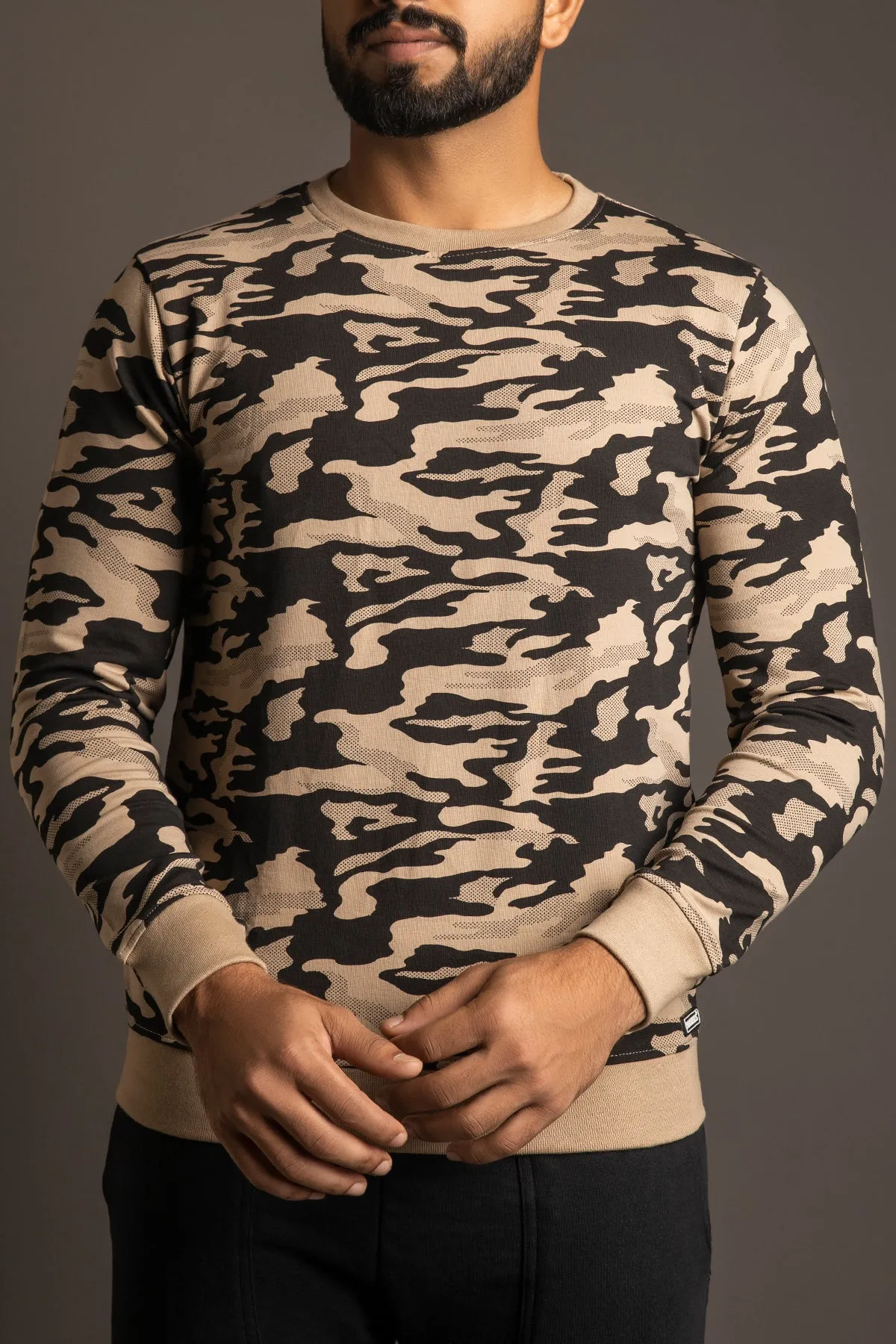 Black Camo SCLO Sweatshirt - W23 - MSW085R