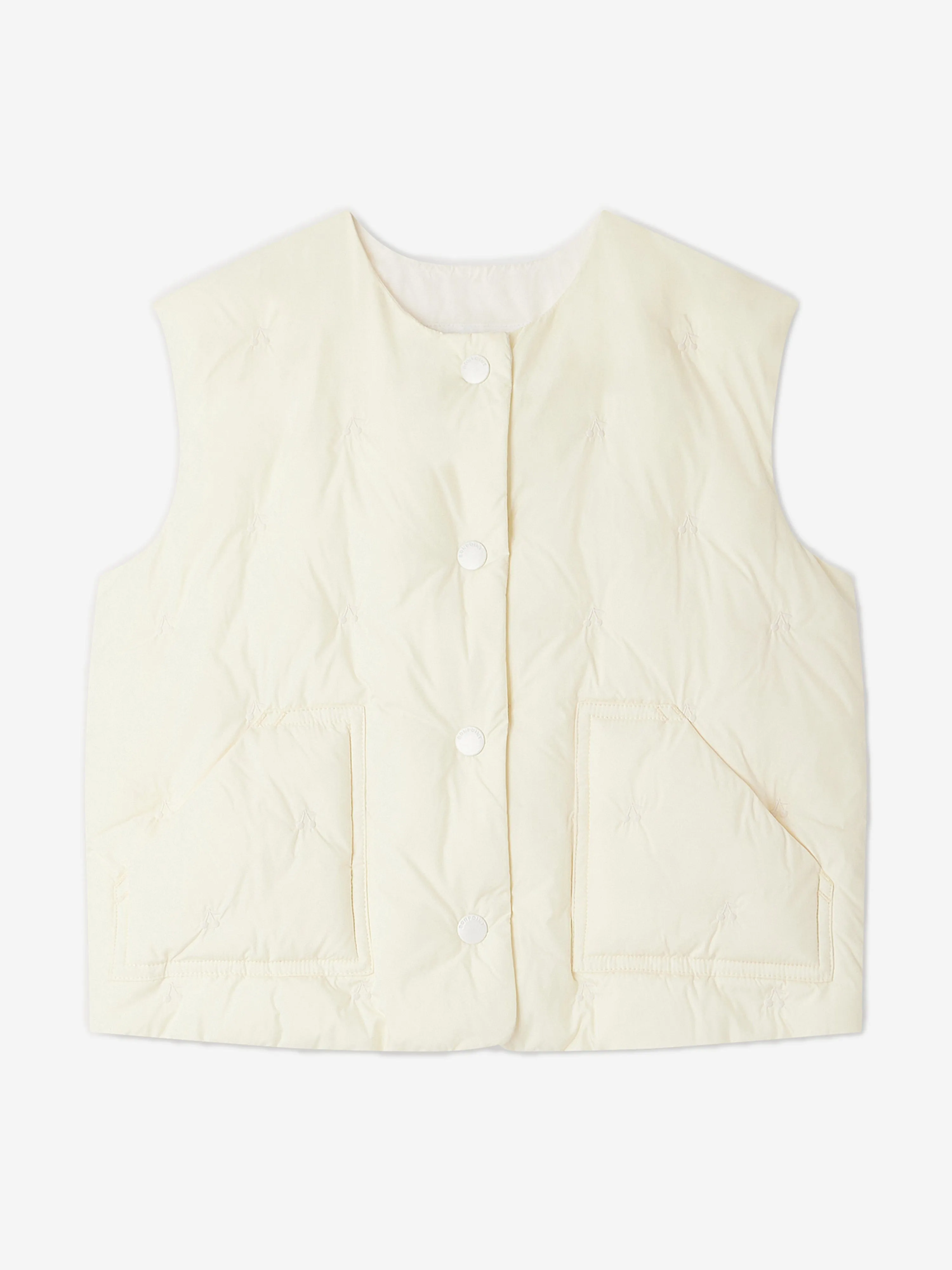 Bonpoint Girls Daila Waistcoat in Yellow