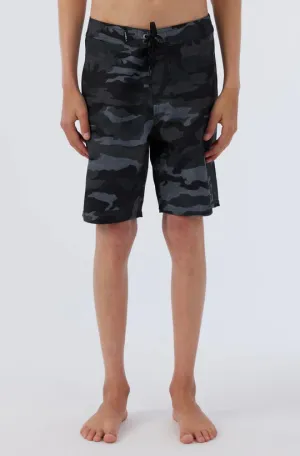 Boys Swim O'Neill Kids Hyperfreak Short - Black Camo