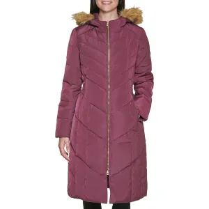 Cole Haan Womens Insulated Hooded Down Coat