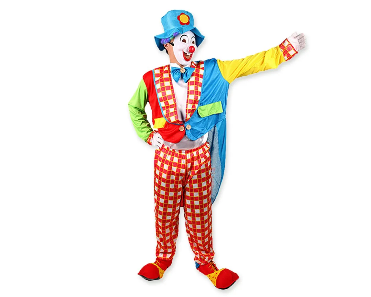 Colorful Clown Costume Set