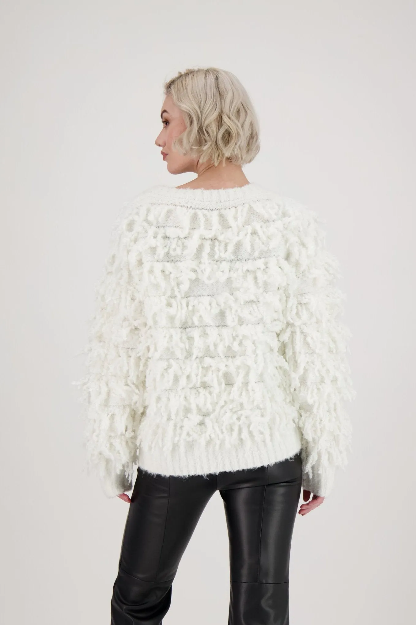 Fringe Pullover Sweater