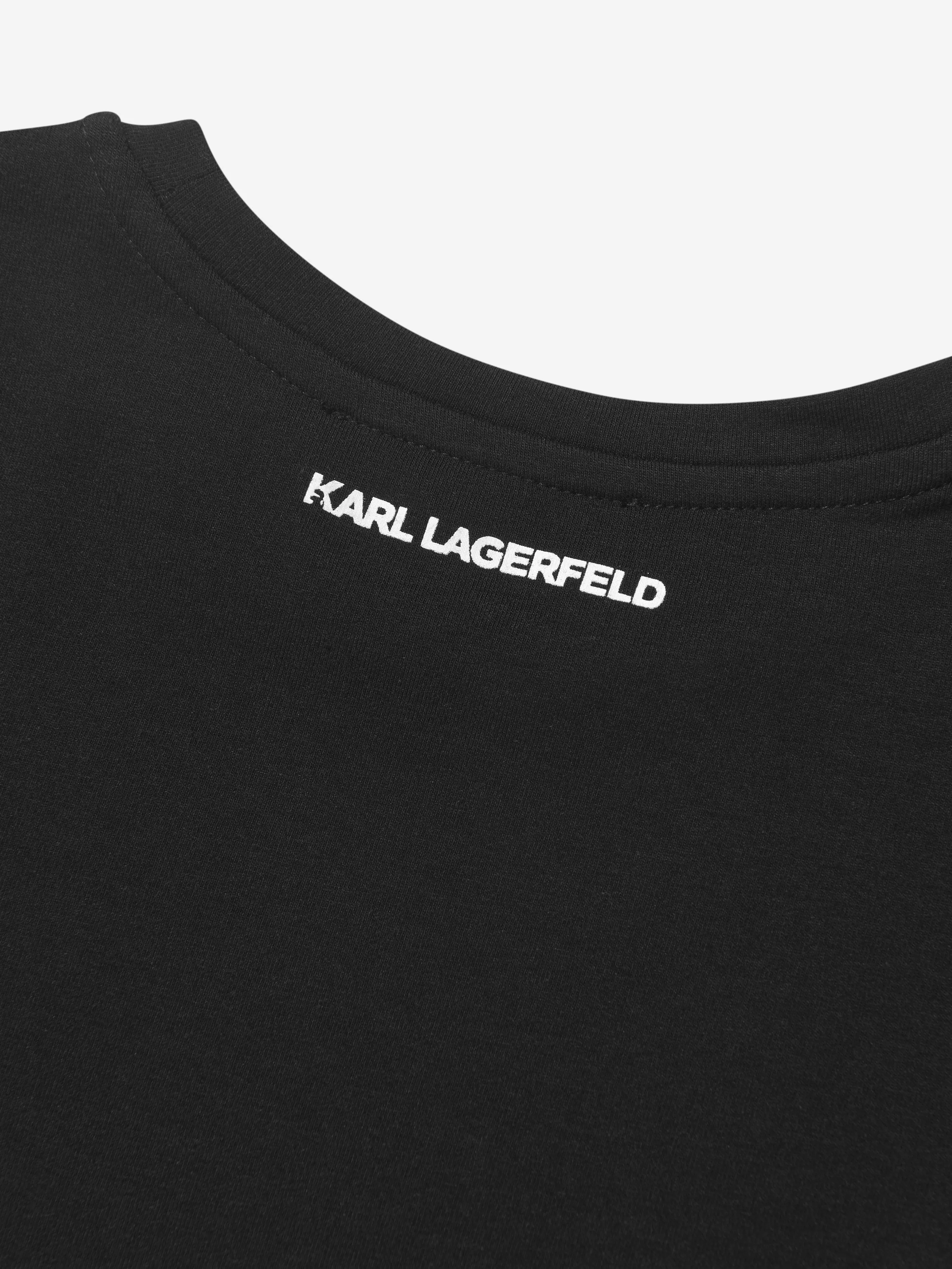 Karl Lagerfeld Girls Logo Print T-Shirt