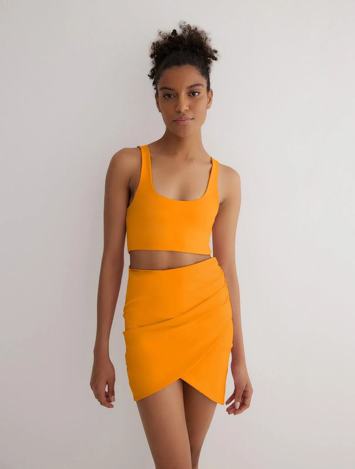 Lupe Orange/Pink Skirt