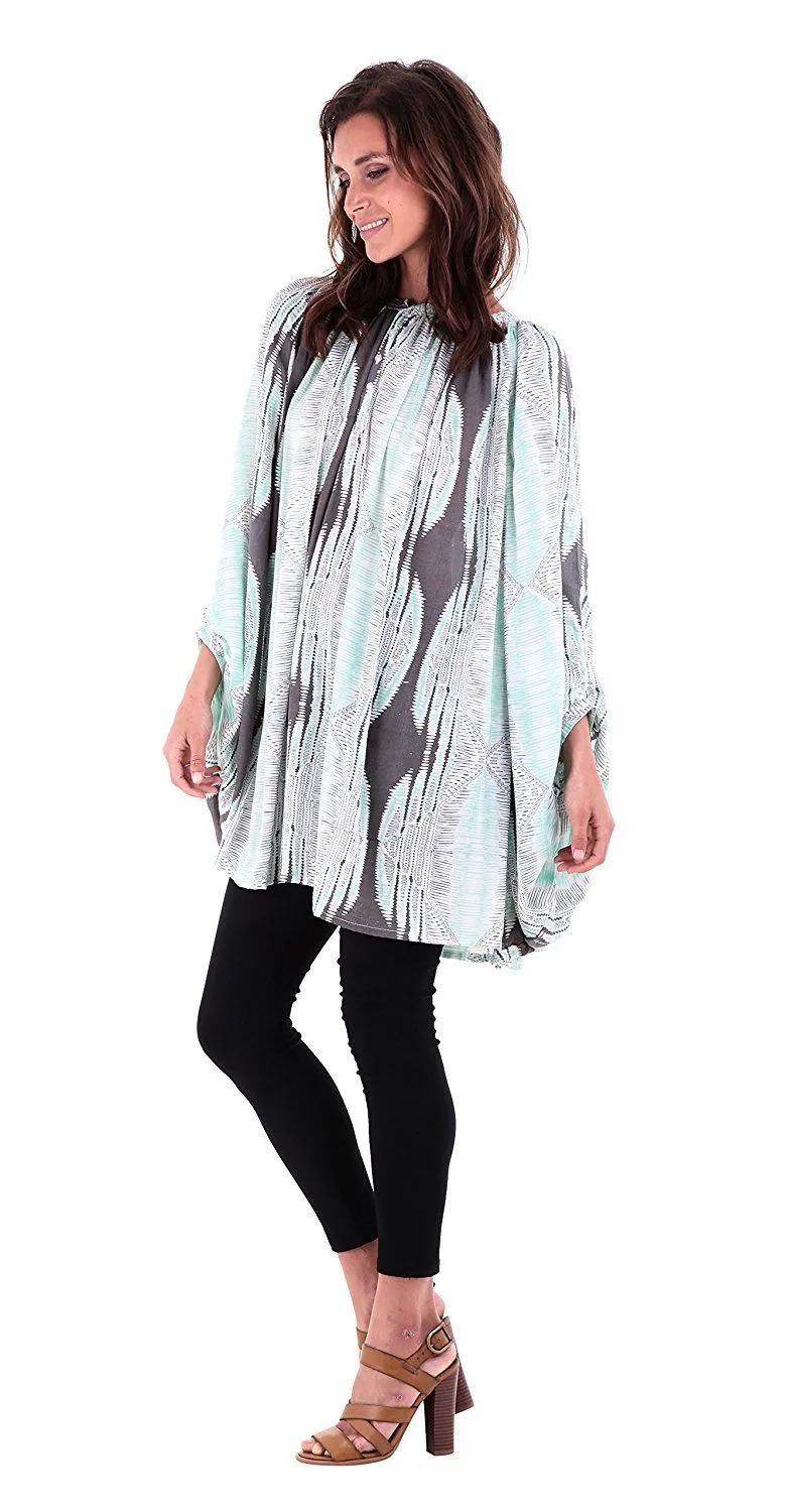 Meg Tunic Long Sleeve Flowy Blouse