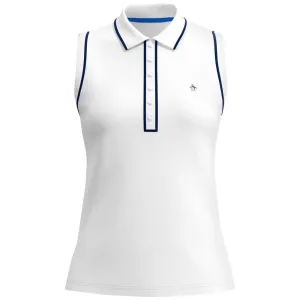 Penguin Women's Essential Veronica Sleeveless Polo - Bright White