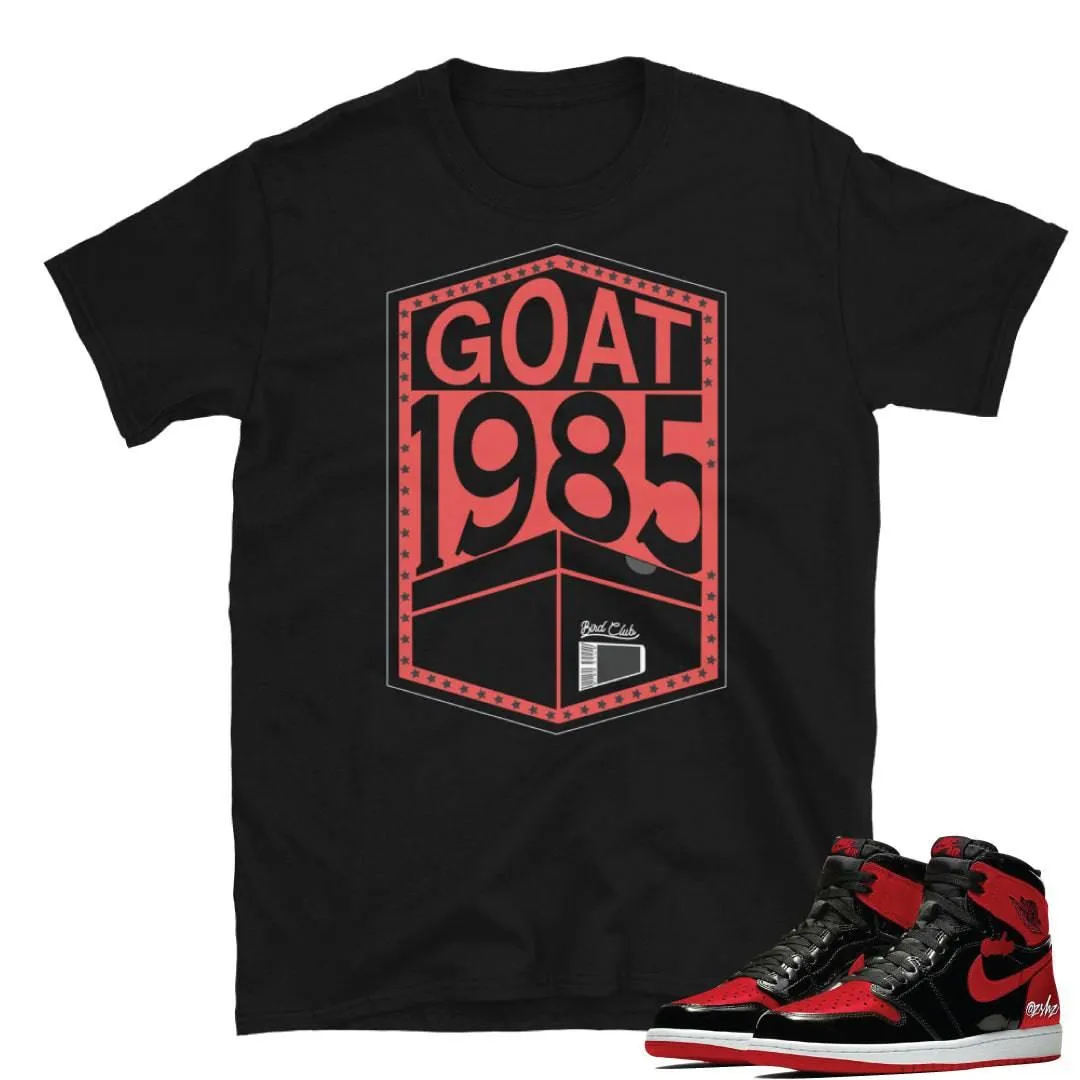 Retro 1 OG Bred Patent Shirt