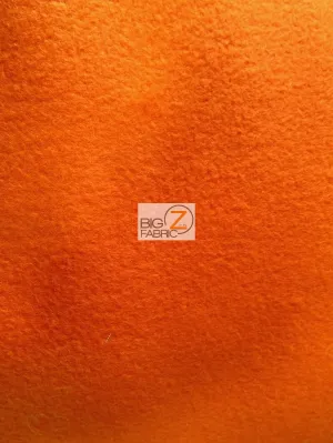 Solid Fleece Fabric / Orange