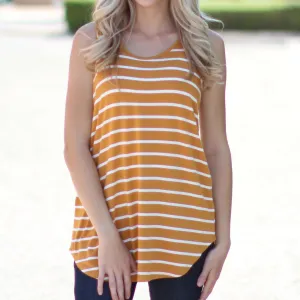 Striped Flowy Tank | S-XL